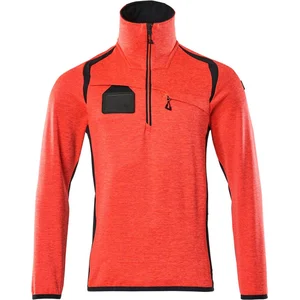 Comparateur de prix : Mascot Accelerate Safe Fleecetrui met korte rits 19303-316 - hi-vis rood/donkermarine - 2XL