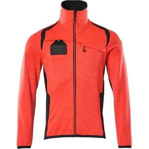 Mascot Accelerate Safe Fleecetrui met rits 19403-316 - hi-vis rood/donkermarine - XL pas cher
