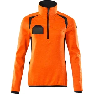 Mascot Accelerate Safe Fleecetrui met korte rits 19353-316 - hi-vis oranje/donkermarine - L pas cher