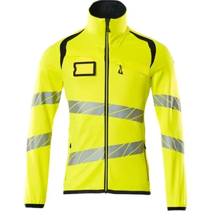 Mascot Accelerate Safe Fleecetrui met rits 19103-315 - hi-vis geel/donkermarine - S pas cher
