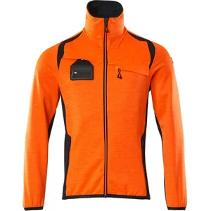 Mascot Accelerate Safe Fleecetrui met rits 19403-316 - hi-vis oranje/donkermarine - 4XL pas cher
