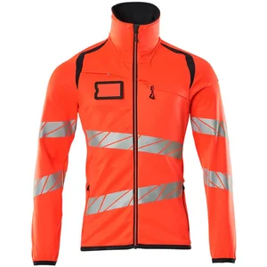 Mascot Accelerate Safe Fleecetrui met rits 19103-315 - hi-vis rood/donkermarine - 5XL pas cher