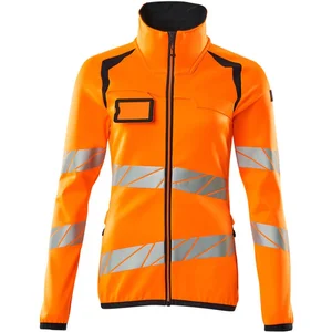 Mascot Accelerate Safe Fleecetrui met rits 19153-315 - hi-vis oranje/donkermarine - XL pas cher