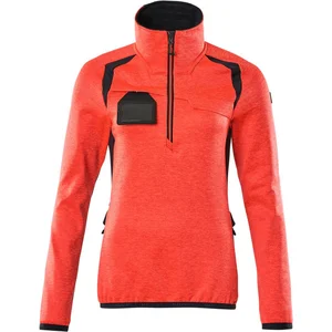 Mascot Accelerate Safe Fleecetrui met korte rits 19353-316 - hi-vis rood/donkermarine - 4XL pas cher