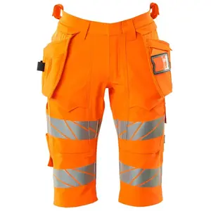 Comparateur de prix : Mascot Accelerate Safe Shorts, lange met spijkerzakken 19349-711 - Hi-Vis oranje - C49