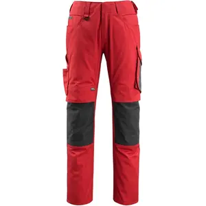 Mascot Unique Broek met kniezakken 12679-442 - Rood/Zwart - C54 - 82 pas cher