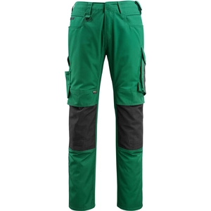 Mascot Unique Broek met kniezakken 12679-442 - Groen/Zwart - C58 - 90 pas cher