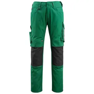 Mascot Unique Broek met kniezakken 12679-442 - Groen/Zwart - C50 - 76 pas cher