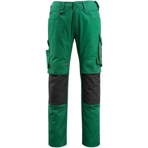Mascot Unique Broek met kniezakken 12679-442 - Groen/Zwart - C48 - 90 pas cher