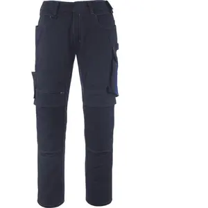 Mascot Unique Broek met kniezakken 12679-442 - donkermarine/korenblauw - C68 - 82 pas cher