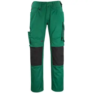 Mascot Unique Broek met kniezakken 12179-203 - Groen/Zwart - C44 - 82 pas cher