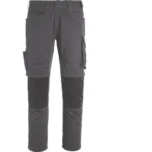 Mascot Unique Broek met kniezakken 12679-442 - donkerantraciet/zwart - C60 - 82 pas cher