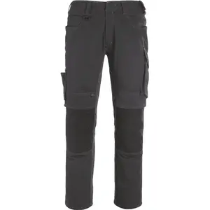 Mascot Unique Broek met kniezakken 12479-203 - Zwart - C64 - 82 pas cher