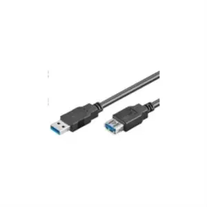 Microconnect USB3.0AAF5B câble USB 5 m USB A Noir pas cher