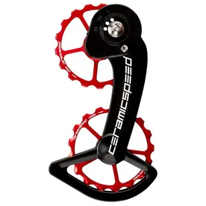 CeramicSpeed csospw10902010 poulies Oversize, Rouge, Taille Unique pas cher