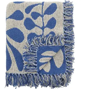 Bloomingville, Couverture, Nevine (160 x 130 cm) pas cher