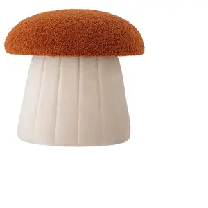 Bertil Pouf Rouge Polyester - Bloomingville Mini pas cher