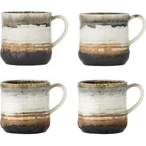 Bloomingville Deana Krus, Multicolore, Stentøj, Tasse, Multicolore pas cher