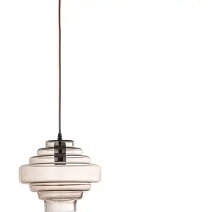 Comparateur de prix : Bloomingville, Suspension, - Ilua Pendant Lamp - Brown - Glass