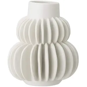Bloomingville vase, blanc, céramique
