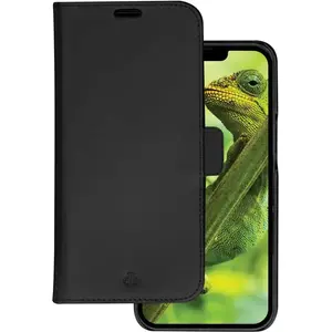 Comparateur de prix : iPhone 14 Pro Max Bookcase hoesje - dbramante1928 - Effen Zwart - Leer