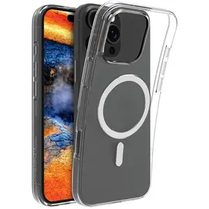 Dbramante1928 - Greenland Pro Mag geschikt voor iPhone 16 Pro Hoesje - transparant | transparant pas cher