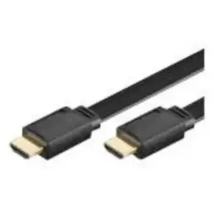 Microconnect HDM19191.5V1.4FLAT HDMI kabel 1,5 m HDMI Type A (Standaard) Zwart pas cher