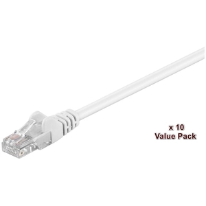 U/UTP CAT5e 5M White 10 Pack