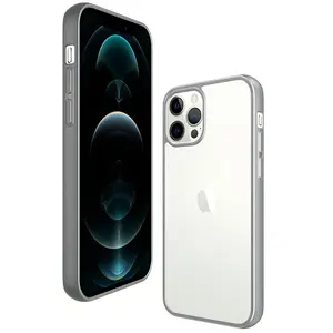 PanzerGlass ClearCaseColor Apple iPhone 12 Pro MAX Satin Silver pas cher