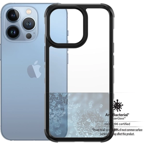 PanzerGlass Hoesje Geschikt voor iPhone 13 Pro - PanzerGlass SilverBullet ClearCase - Zwart pas cher