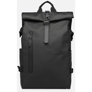 Rains Rolltop Rugzak Large Black pas cher