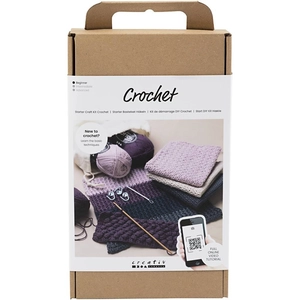Creotime Kit DIY Débutant - Tout pour apprendre le crochet pas cher