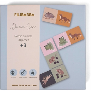 Filibabba - Domino spel - Noorse dieren - Nordic animals - 1