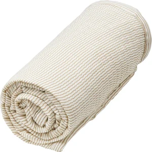 CamCam Copenhagen Couverture bébé en mousseline Rayures marron pas cher