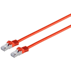MicroConnect câble de réseau - 3 m - rouge pas cher