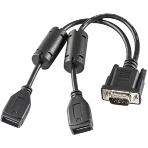 Honeywell VM3 USB Y CABLE - D15 MALE TO TWO USB TYPE A PLUG HOST 10 INCH