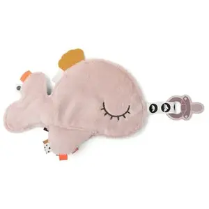 Done by Deer Doudou attache sucette baleine rose Wally pas cher