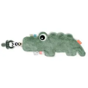 Done by Deer Doudou attache-sucette Croco Vert pas cher