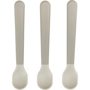 Done by Deer Lot de 3 cuillères bébé Easy-grip sable pas cher
