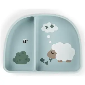Done By Deer Stick&stay Kommetje Met Vakjes | Tiny Farm Blue pas cher