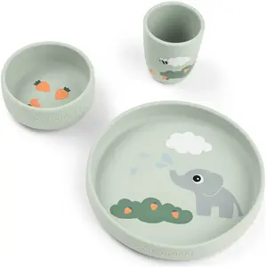 Done By Deer Stick & Stay Dinner Set | Elphee Green pas cher