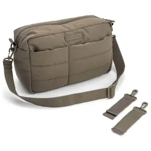 Sac de poussette matelassé Taupe