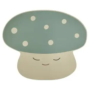 OYOY Mini Set de table en silicone Mushroom Offwhite/Pale Green pas cher