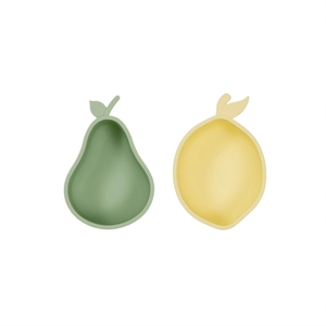 OYOY Mini Lot de 2 bols à goûter Lemon et Pear pas cher