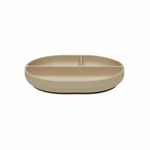 OYOY Mini Assiette à compartiments et ventouse Enkei Beige pas cher