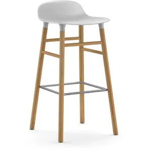 Normann Copenhagen Tabouret Form Barstool H 75 Cm Avec Piètement En Ch...Vendu parrakuten