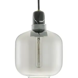 Normann Copenhagen AMP-Suspension Verre/Marbre H17cm
