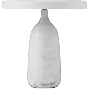 Normann Copenhagen EDDY-Lampe à poser LED Acier / Marbre H33.6cm pas cher