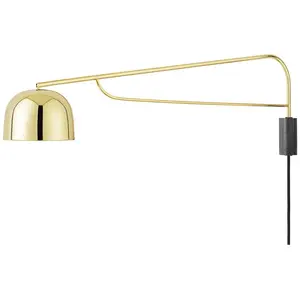 Normann Copenhagen GRANT LARGE-Applique murale avec prise Métal L111cm pas cher