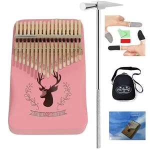 Kalimba piano à pouce 17 touches en bois acajou parfait pour debutants...Vendu parfnac-be